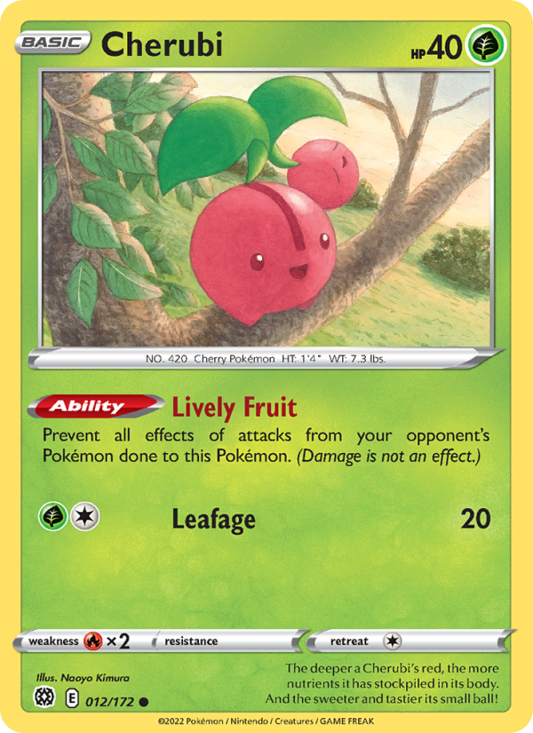 Cherubi - Pokémon TCG Card