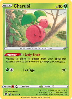 Cherubi - pokemon TCG Card
