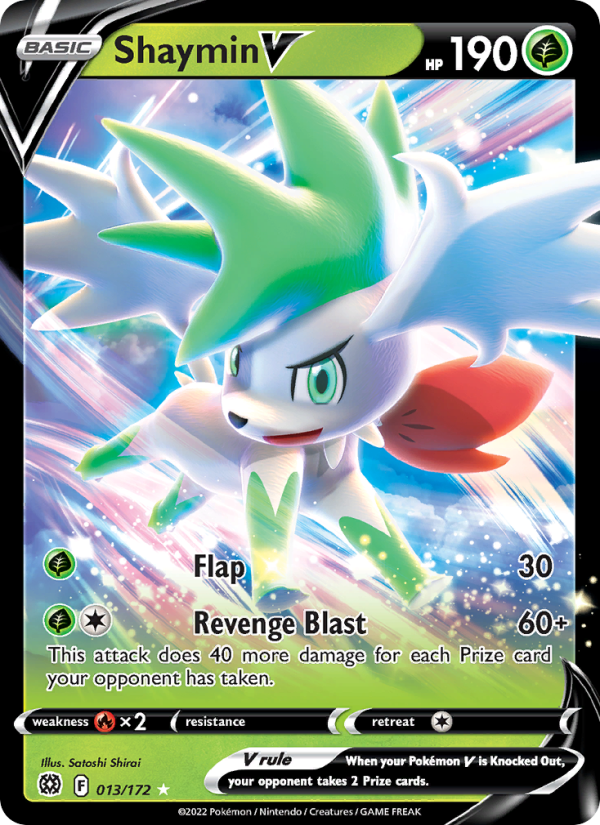 Shaymin V - Pokémon TCG Card