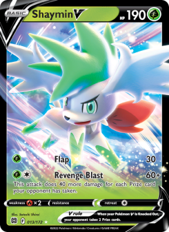 Shaymin V - pokemon TCG Card