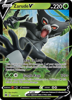 Zarude V - pokemon TCG Card