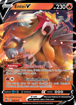 Entei V - pokemon TCG Card