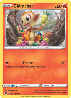Chimchar - pokemon TCG Card