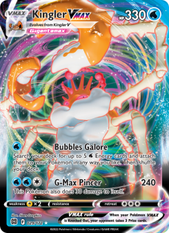Kingler VMAX - pokemon TCG Card