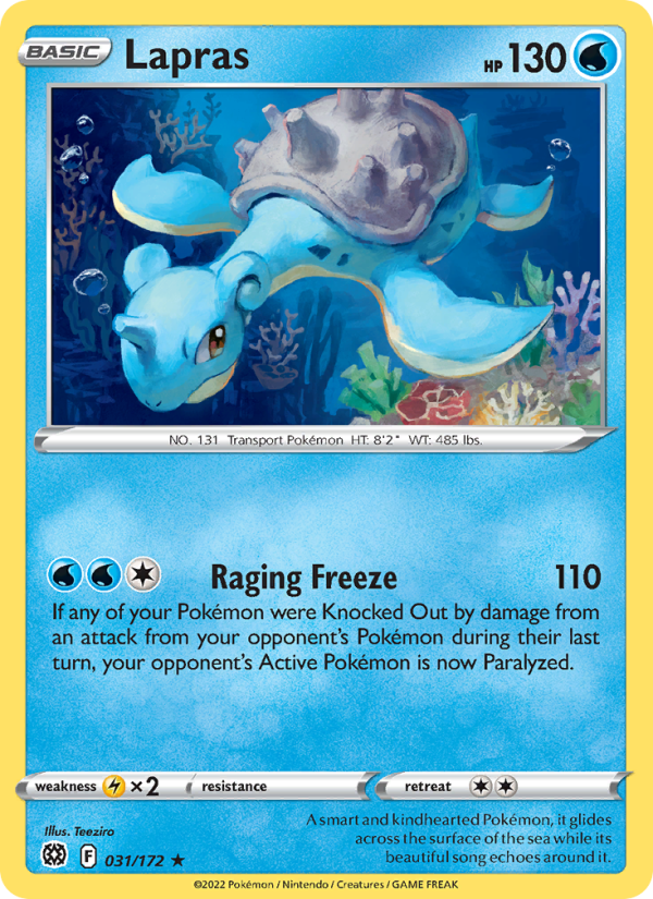 Lapras - Pokémon TCG Card