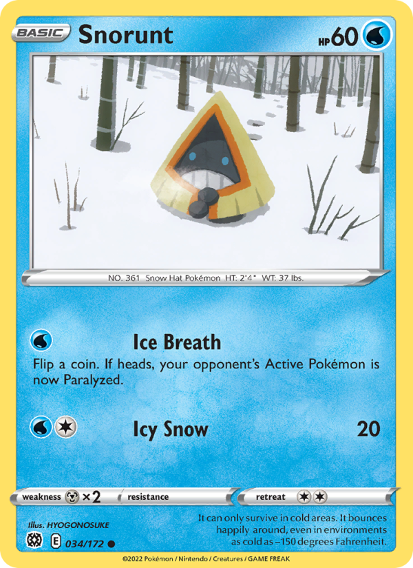 Snorunt - Pokémon TCG Card