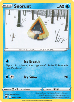 Snorunt - pokemon TCG Card