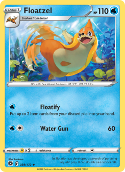 Floatzel - pokemon TCG Card