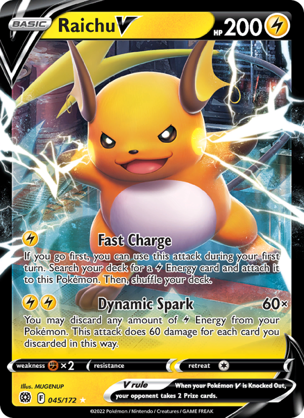 Raichu V - Pokémon TCG Card
