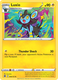 Luxio - pokemon TCG Card