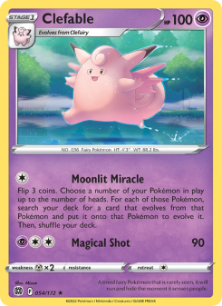 Clefable - pokemon TCG Card