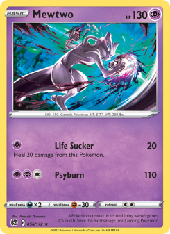 Mewtwo - pokemon TCG Card