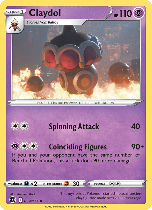 Claydol - Pokémon TCG Card