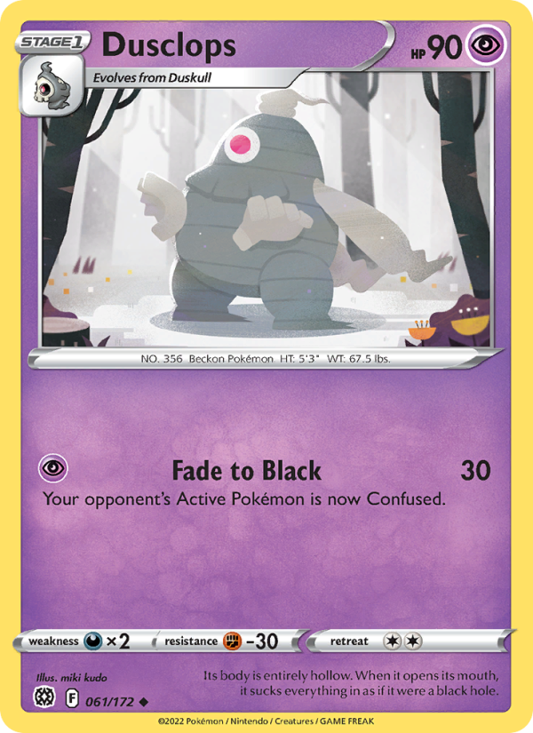 Dusclops - Pokémon TCG Card