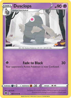 Dusclops - pokemon TCG Card