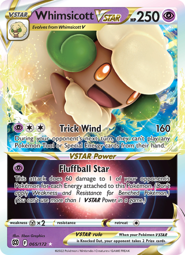 Whimsicott VSTAR - Pokémon TCG Card