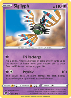 Sigilyph - pokemon TCG Card