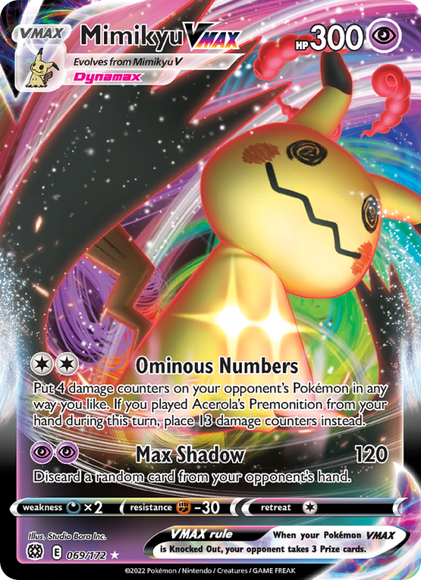 Mimikyu VMAX - Pokémon TCG Card