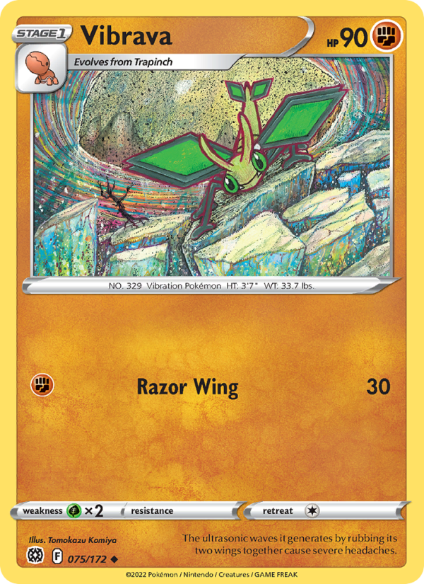 Vibrava - Pokémon TCG Card