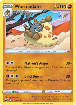 Wormadam - pokemon TCG Card