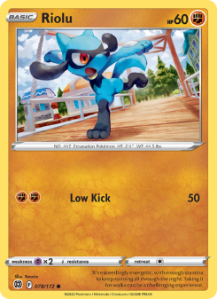 Riolu - pokemon TCG Card