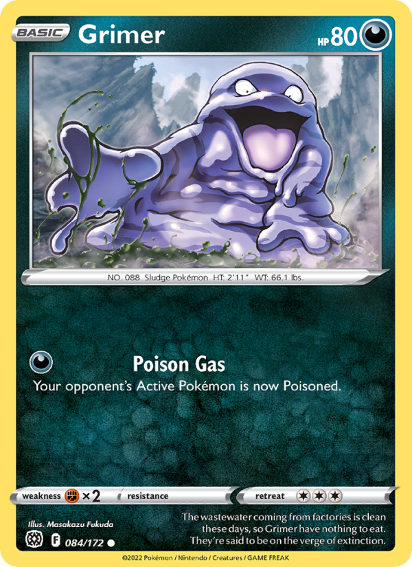 Grimer - Pokémon TCG Card