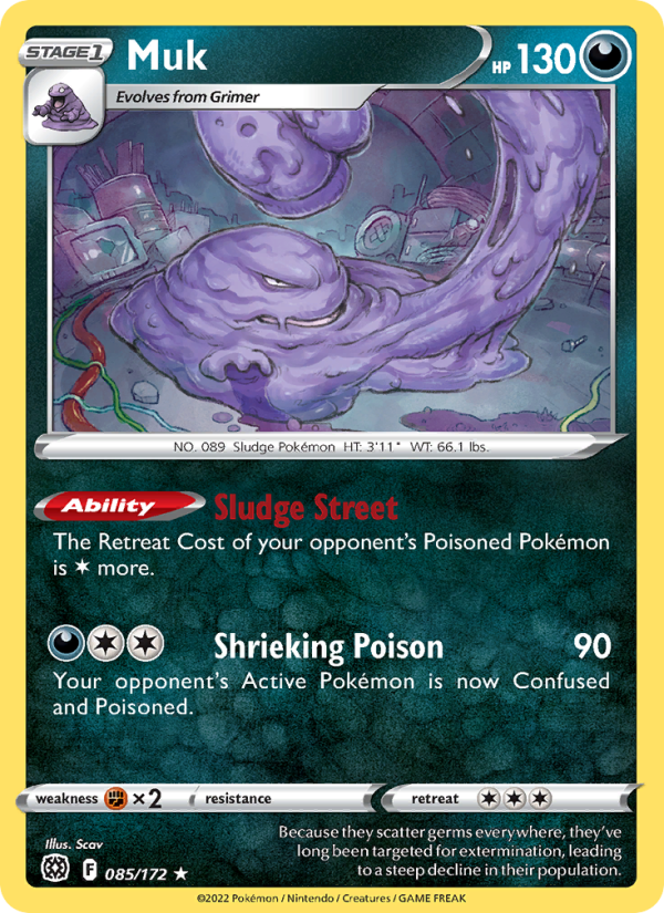 Muk - Pokémon TCG Card