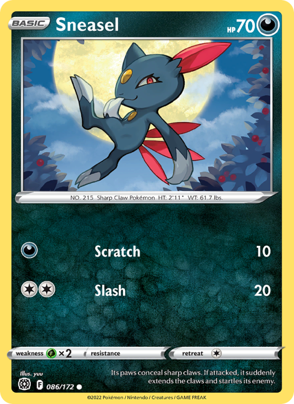 Sneasel - Pokémon TCG Card