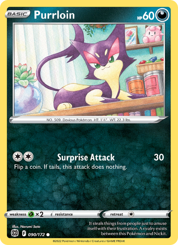 Purrloin - Pokémon TCG Card