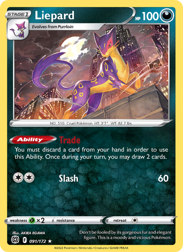 Liepard - Pokémon TCG Card