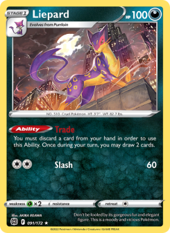 Liepard - pokemon TCG Card