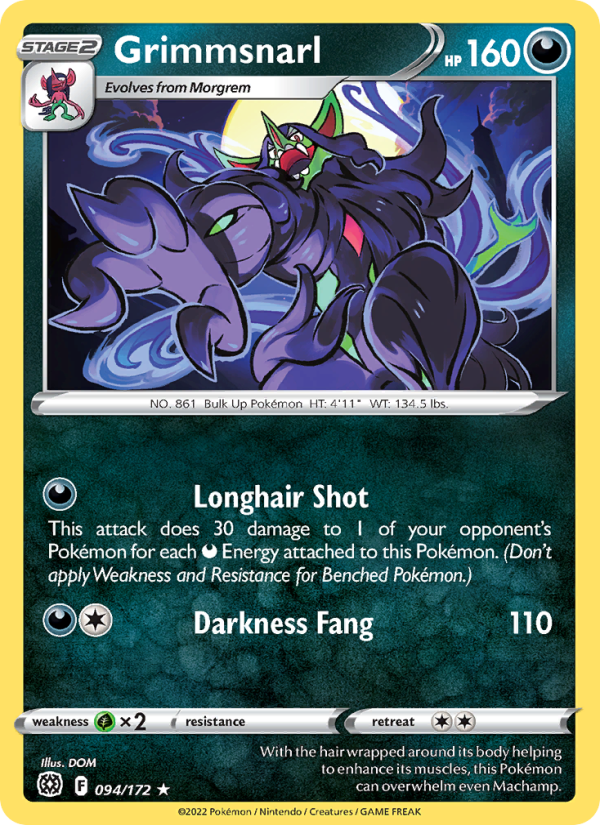 Grimmsnarl - Pokémon TCG Card