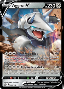 Aggron V - pokemon TCG Card