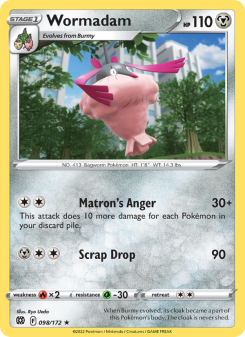 Wormadam - pokemon TCG Card