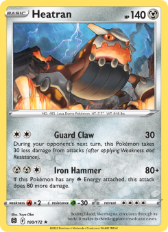 Heatran - pokemon TCG Card