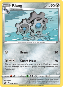 Klang - pokemon TCG Card