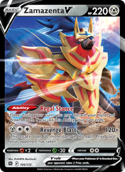 Zamazenta V - pokemon TCG Card