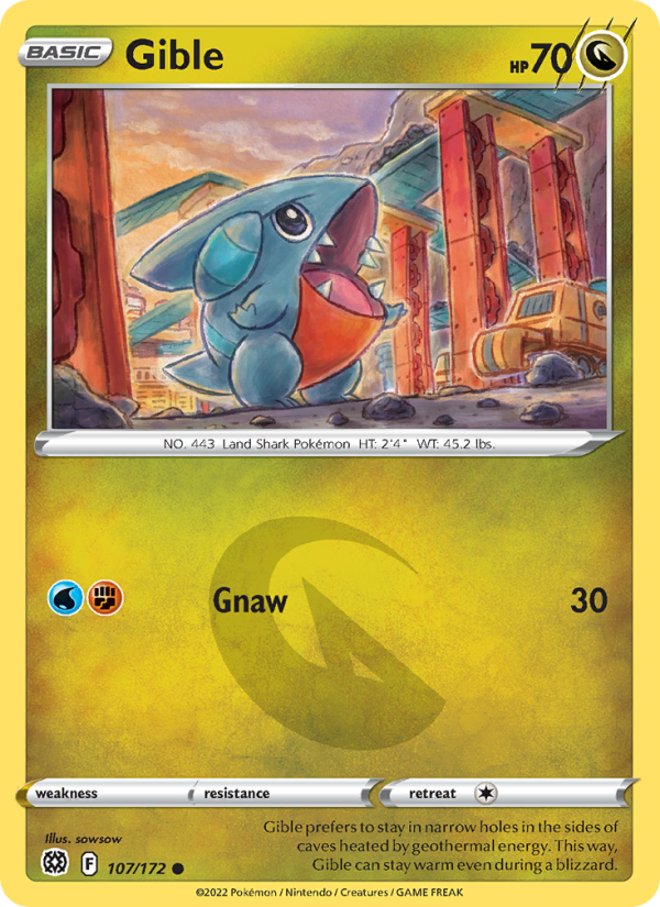 Gible - Pokémon TCG Card
