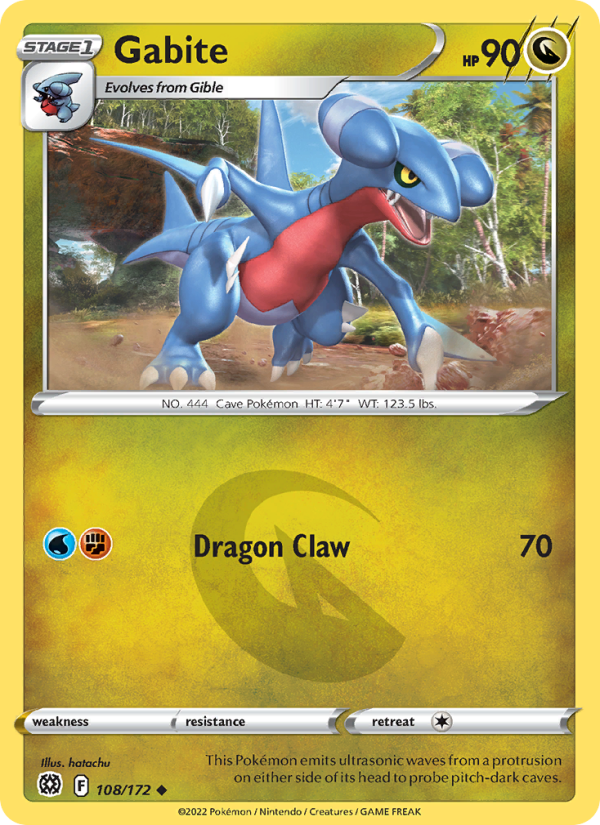 Gabite - Pokémon TCG Card