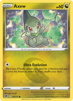 Axew - pokemon TCG Card
