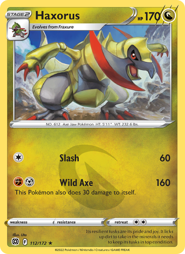 Haxorus - Pokémon TCG Card