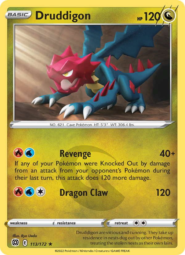 Druddigon - Pokémon TCG Card