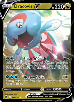 Dracovish V - pokemon TCG Card
