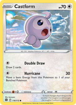 Castform - pokemon TCG Card