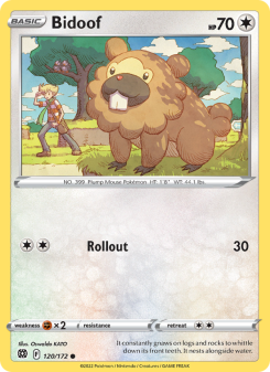 Bidoof - pokemon TCG Card