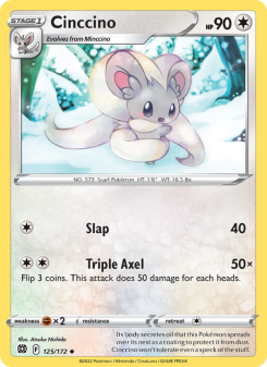 Cinccino - pokemon TCG Card