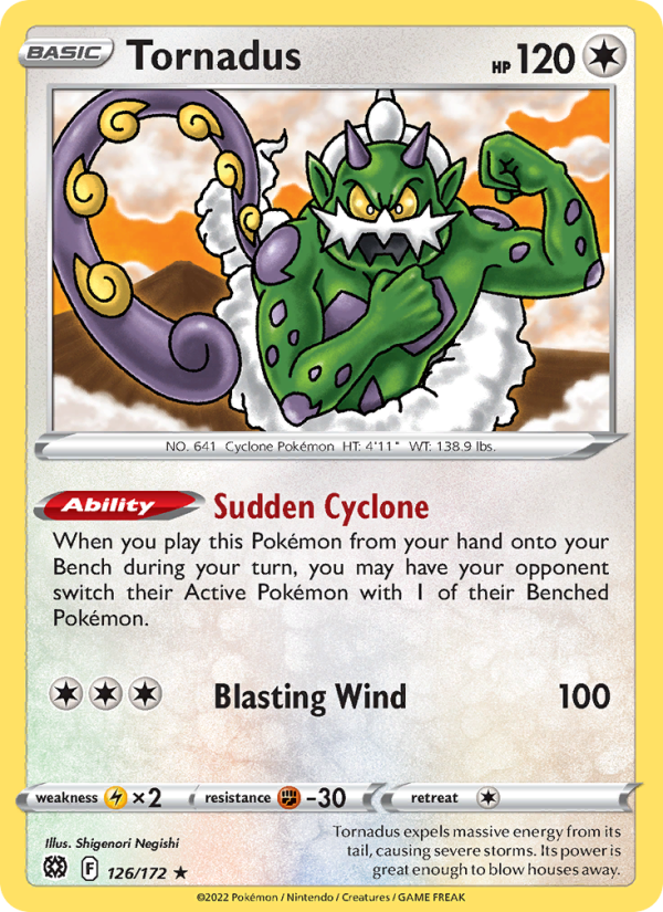 Tornadus - Pokémon TCG Card