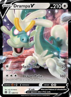 Drampa V - pokemon TCG Card