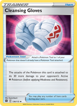 Cleansing Gloves - pokemon TCG Card