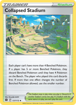 Collapsed Stadium - pokemon TCG Card